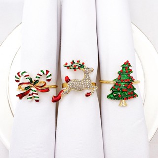 ⚡XMAS⚡Napkin Rings Sufficient Quantity Daily Table Decor Different Fresh Styles