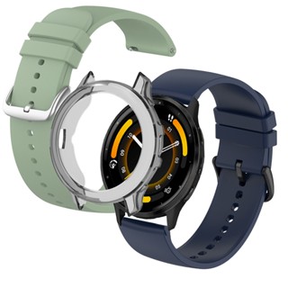 สําหรับ Garmin Venu 3 สาย ซิลิโคน กีฬา สายรัดข้อมือ นิ่ม สมาร์ทวอทช์ Garmin Venu 3 เคสนาฬิกา tpu ฝาครอบกันชน + เคสป้องกันหน้าจอ