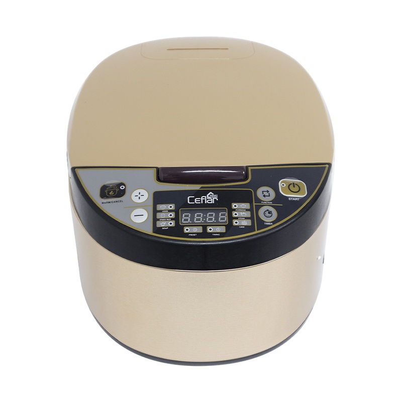 CEFLAR หม้อหุงข้าวดิจิตอล ขนาดความจุ 2.2 ลิตร รุ่น Q3-HD3 สีทอง