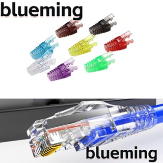 Blueming2 ปลอกหุ้มสายเคเบิล LAN RJ45 CAT6 หลากสี ทนทาน สําหรับรองเท้าบูท RJ45 5 CAT6