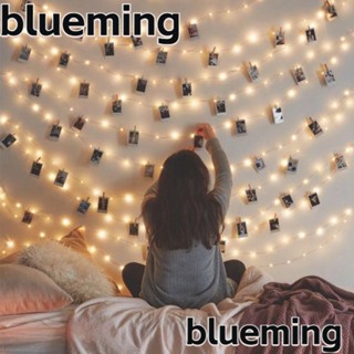 Blueming2 สายไฟสตริง ทองแดง 20 คลิป สําหรับตกแต่งผนังบ้าน งานแต่งงาน