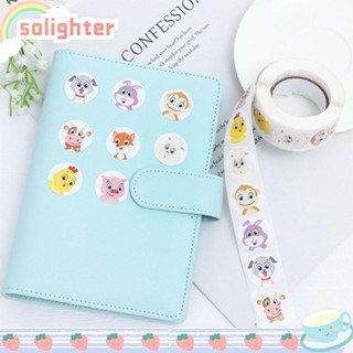 Solighter สติกเกอร์โปสการ์ด ลายสัตว์ สําหรับตกแต่งเครื่องเขียน DIY