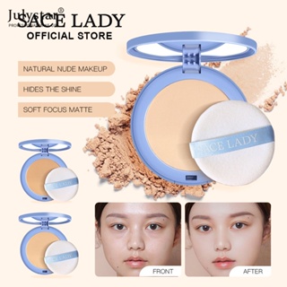 JULYSTAR Sace Lady Powder Compact Oil Control Light และ Soft Focus ติดทนนานยาวนานแต่งหน้าแป้งแท้ 100%