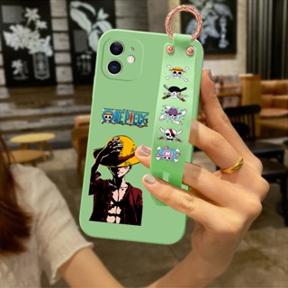 เคสโทรศัพท์มือถือ ซิลิโคน กันกระแทก ป้องกันกล้อง ลายการ์ตูนลูฟี่ พร้อมสายรัดข้อมือ สําหรับ Realme GT2 Pro 5G GT Neo2 Neo 3T GT Master
