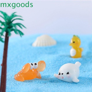 Mxgoods โมเดลฟิกเกอร์เรซิ่น รูปสัตว์ทะเล บอนไซ ขนาดเล็ก DIY สําหรับตกแต่งภูมิทัศน์