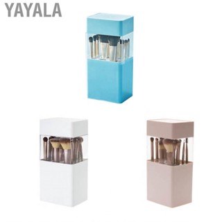 Yayala Makeup Brush Holder 12 Hole Storage Ventilation Breathable Organizer Beauty Box