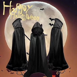 Halloween_ ชุดเสื้อคลุมแม่มด แบบนิ่ม แฟชั่น สร้างสรรค์ สําหรับปาร์ตี้ฮาโลวีน