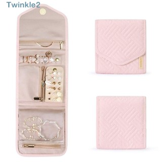 Twinkle กระเป๋าจัดระเบียบเครื่องประดับเดินทาง พร้อมซิป สําหรับเครื่องประดับผู้หญิง