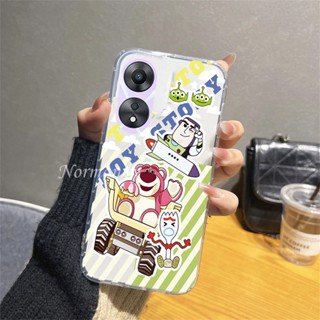 ใหม่ เคสโทรศัพท์มือถือแบบนิ่ม บางมาก ลายการ์ตูนกราฟฟิตี้ วาดมือ สร้างสรรค์ สําหรับ OPPO A38 OppoA38 4G 2023