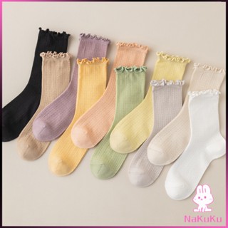 NKK ถุงเท้า ทรงหลวม  สไตล์ญี่ปุ่น แฟชั่นฤดูร้อน  Women socks