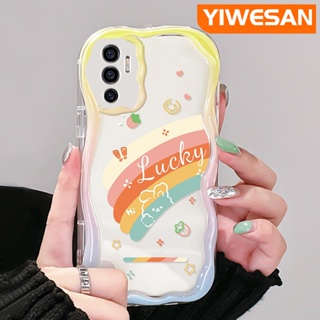 ใหม่ เคสโทรศัพท์มือถือ ซิลิโคน ใส กันกระแทก ลายการ์ตูนสายรุ้ง สําหรับ VIVO V23E 4G V23E 5G V23 Pro V23i 5G S12 5G Y75