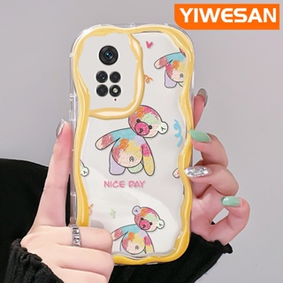 เคสมือถือ แบบนิ่ม แบบใส ลายหมี Nice Day กันกระแทก สําหรับ Xiaomi MI Redmi Note 11 11s Poco M4 Pro 4G