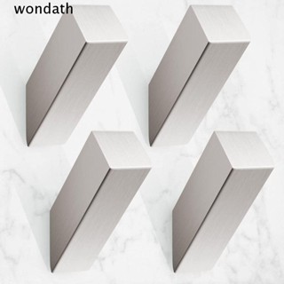 Wonda ตะขอแขวนผ้าขนหนู สเตนเลส 304 นิกเกิล ติดผนังห้องน้ํา 4 ชิ้น