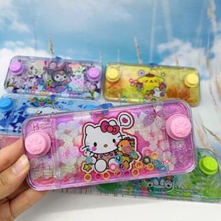 เกมคอนโซลแหวนน้ํา ลาย Hello Kitty Kuromi ของเล่นเสริมการเรียนรู้เด็ก