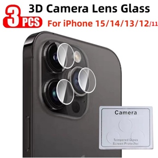 3PCS Clear Camera Lens Protective Film For iPhone 15 14 13 12 11 Pro Max Plus Mini 13Mini 12Mini 14Plus 15Plus 15Pro iPhone15 Screen Protectors For iPhone14 Lens Back Cover Film