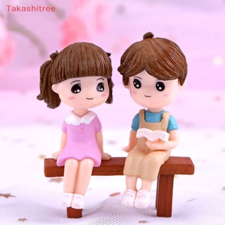 (Takashitree) โมเดลเก้าอี้จิ๋ว สําหรับตกแต่งบ้านตุ๊กตา DIY 1 ชุด