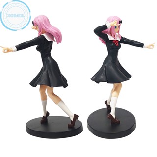 Xo94ol ฟิกเกอร์อนิเมะ Fujiwara Chika Love is War Shinomiya Kaguya ขนาด 18 ซม.