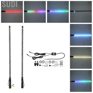 Sudi Spiral Whip Light 12‑24V APP Control Chasing 3ft 300 Patterns 366 Modes for UTV Boat Off Road Vehicle