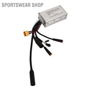 Sportswear Shop ตัวควบคุมมอเตอร์ไร้แปรง 24V 36V 48V 17A Sine Wave 3 โหมดคอนโทรลเลอร์กันน้ำสำหรับ DIY ไฟฟ้าจักรยาน Conversion