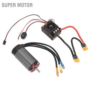 Super Motor 4292 1780KV 4 POLE Rotor Sensorless มอเตอร์แบบไม่มีเซนเซอร์อุณหภูมิอินเทอร์เฟซกันน้ำ 150A ESC สำหรับ 1/8 RC รถ