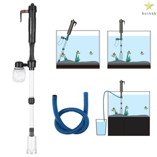 Gravel Cleaner - Electric Aquarium Fish Tank Water Changer Sand Washer Vacuum Siphon Operated - Hassle-free Cleaning Solution
