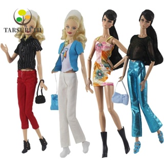 Tarsureth ชุดเสื้อแจ็กเก็ตลําลอง แต่งขนเฟอร์ 30 ซม. 1/6 BJD สําหรับตุ๊กตา DIY