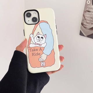 เคสโทรศัพท์มือถือแบบแข็ง ลายแมว สําหรับ iPhone 11 12 12Pro 12ProMax 13 13Pro 13ProMax 14 14Pro 14ProMax