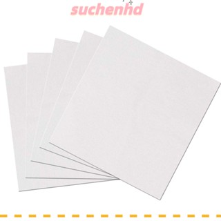 Suchenhd ผ้าฝ้าย ทรงสี่เหลี่ยม สีขาว 20x20 ซม. สําหรับตกแต่งบ้าน 10 ชิ้น