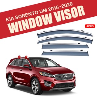 ที่บังแดดหน้าต่างรถยนต์ PC อุปกรณ์เสริม สําหรับ KIA SORENTO 2003-2020 4 ชิ้น