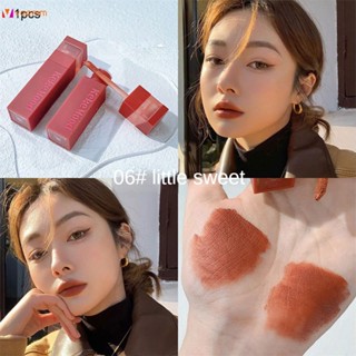 Kekemood Light Mist Print Lip Glaze Fog Velvet Matte White ลิปสติก veemm