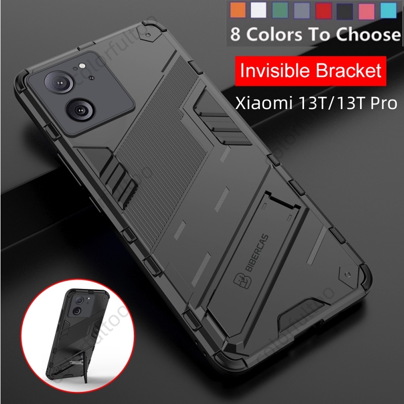 เคสโทรศัพท์มือถือแบบแข็ง กันกระแทก กันรอยกล้อง พร้อมที่ตั้งวาง สําหรับ Xiaomi 13T Pro 13 T 13 Pro Lite 13Lite 13Pro 13Ultra 5G Mi 13TPro