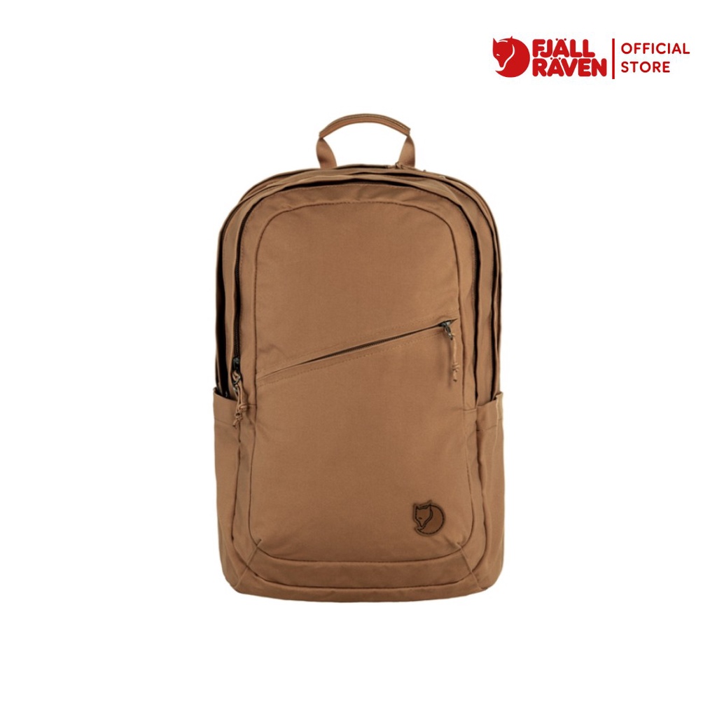 Fjallraven /Raven 28 /กระเป๋าเป้สะพายหลังดีไซส์เรียบง่าย สายและโลโก้หนังแท้ เป้เดินทาง เป้ท่องเที่ยว