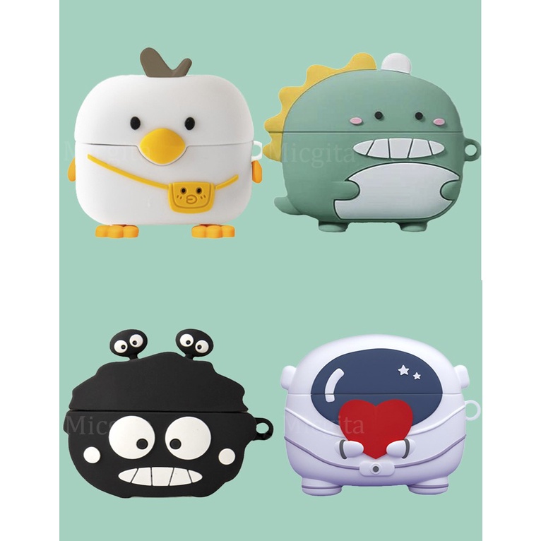 Stock Ready Cartoon เข้ากันได้กับ Edifier TWS1 PRO2 เคสหูฟังแบบนุ่มฝาครอบ