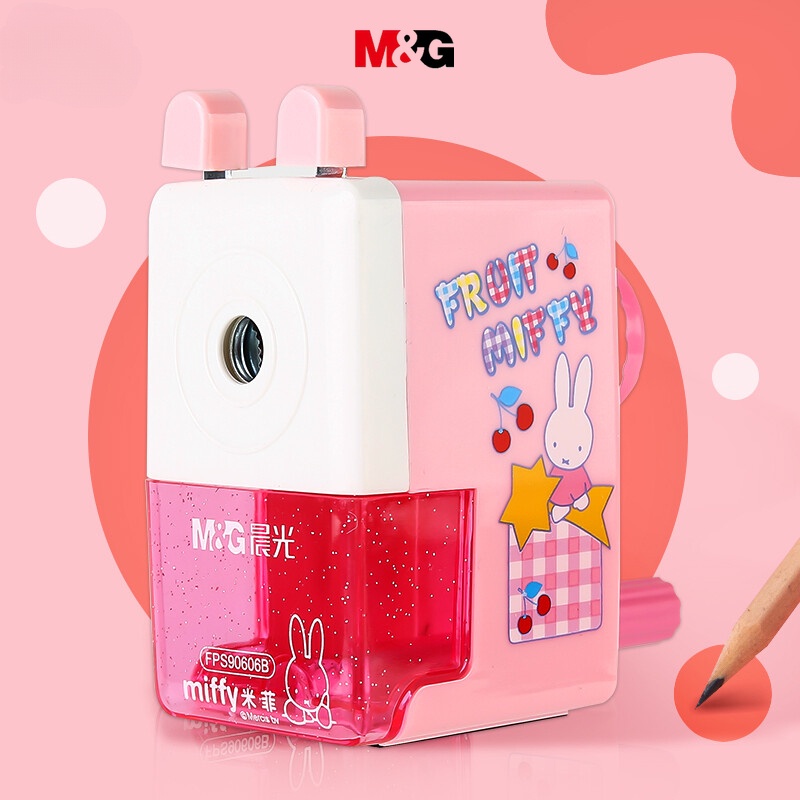 M&G เครื่องเขียน ของแท้ Miffy กบเหลาดินสอนักเรียน กบเหลาดินสอ Miffy Series สีชมพู