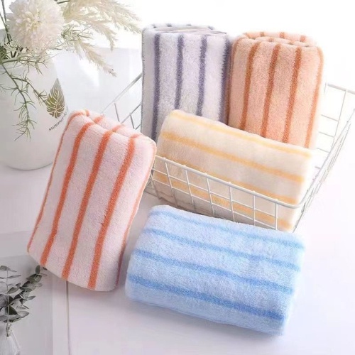 Gina.shop ผ้าขนหนูผืนเล็ก ผ้าเช็ดหน้า เช็ดผม ขนาด 26*56cm คละสี - รูปที่ 4