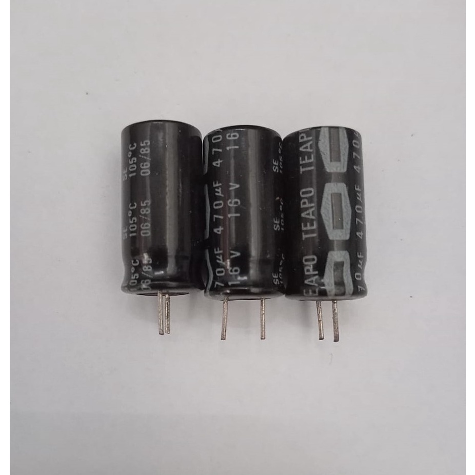Elco Capacitor 470uf 16v Teapo