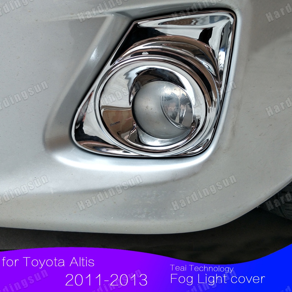 ฝาครอบไฟตัดหมอก โครเมี่ยม อุปกรณ์เสริม สําหรับรถยนต์ toyota corolla altis 2007-2013 2008 2009 2010 2011 2012