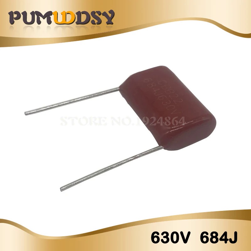 10PCS 630V684J 0.68UF Pitch 20 มม.684 630V 680nf CBB ตัวเก็บประจุฟิล์มโพรพิลีน MS4V