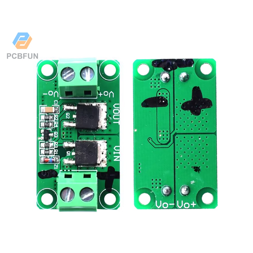 Pcbfun Dc3-30v 4/8a โมดูลไดโอดชาร์จแบตเตอรี่ ป้องกันการเชื่อมต่อย้อนกลับ