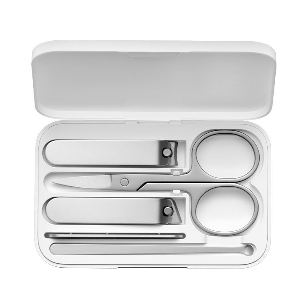 Xiaomi Mijia 5-Item Nail Clipper And Care Kit, Stainless Steel - Shop zmistore