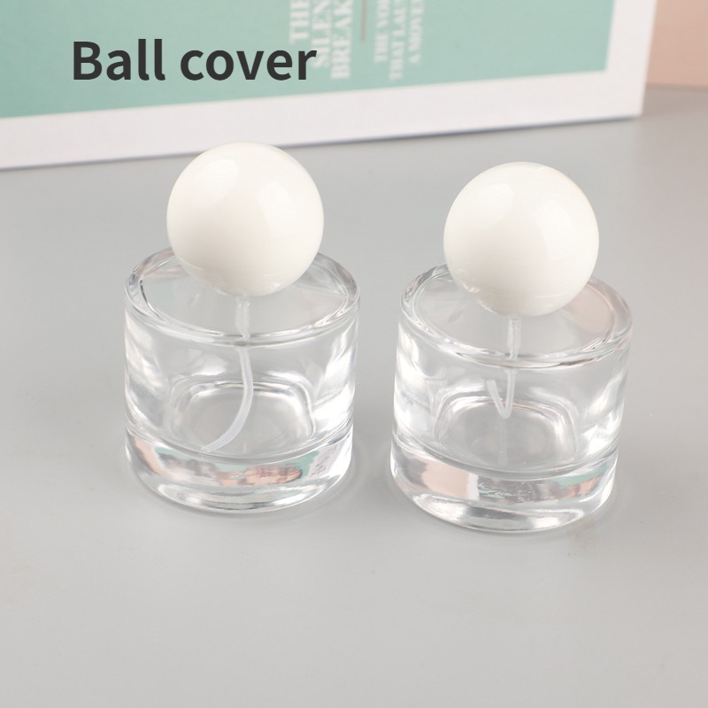 ขวดสเปรย์น้ําหอม แบบใส เกรดสูง ขนาด 30 มล. พร้อมฝาปิด สีดํา แบบพกพา เหมาะกับการเดินทาง