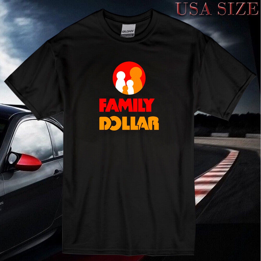 Family Dollar General Men เสื้อยืดผ้าฝ้ายแท้
