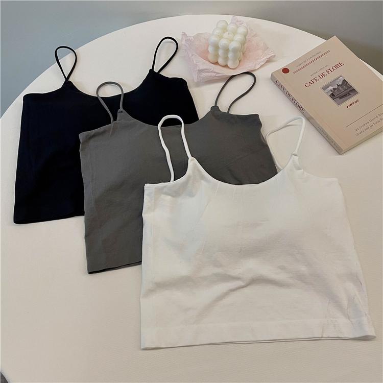 Lune_Grace เสื้อสายเดี่ยวหลังเว้า มีฟองน้ำในตัว เซ็กซี่ x2326# ราคา ถูกที่สุด ดีลบีเคเค แกลเลอรีภาพที่ 7