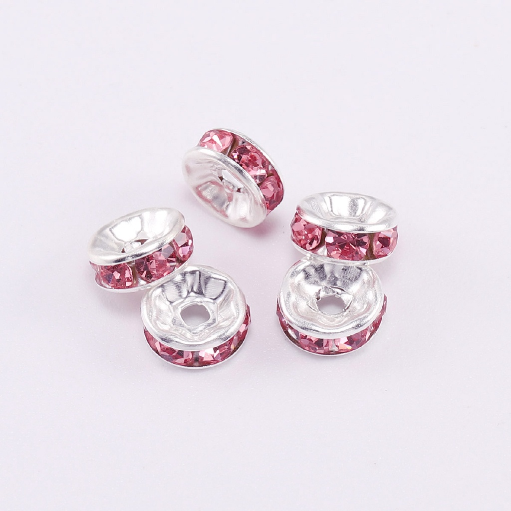 50 ชิ้นอุปกรณ์เพชรพรีเมี่ยม, ตัวแยกลูกปัด, ลูกปัดคริสตัลสำหรับการทำเครื่องประดับ - รูปที่ 6