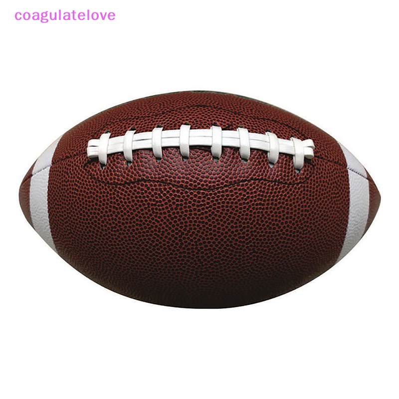 Coagulatelove อเมริกันฟุตบอลรักบี้สมาคมฟุตบอล Footy ขนาดมาตรฐาน 8.5 นิ้วกีฬาฟุตบอลสําหรับผู้ชายผู้หญิงเด็ก [HOT]