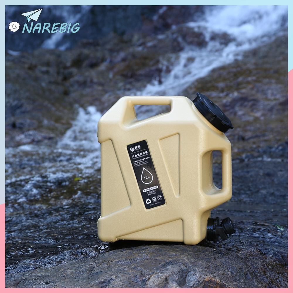 ( Narebig ) กล่องเก็บน้ํา 12 ลิตร - ไม่รั่วซึม และปลอด BPA สําหรับตั้งแคมป์ และเดินป่า #23