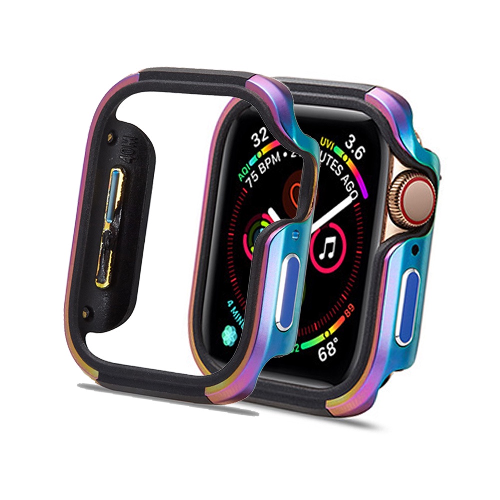 เคสป้องกัน กรอบอลูมิเนียมอัลลอยด์ สําหรับ apple watch S9 8 7 SE 6 5 4 45 มม. 41 มม.