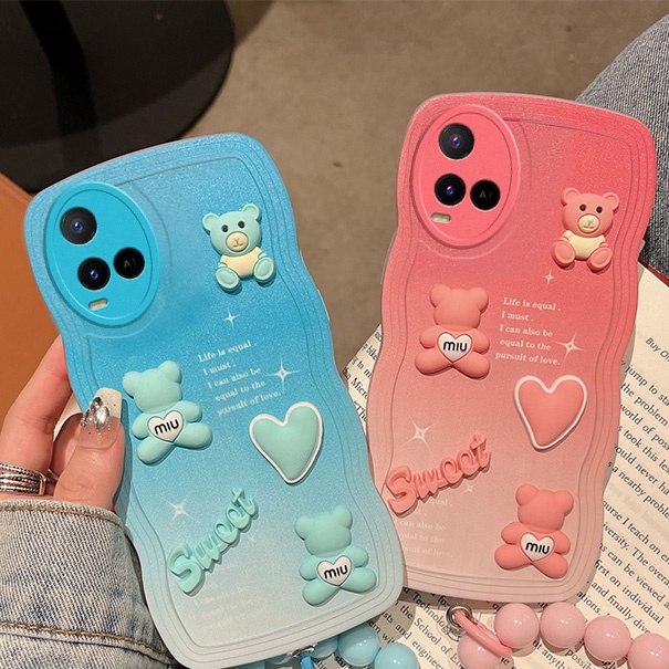 เคส vivo y21 เคส vivo y33 โทรศัพท์มือถือ กันกระแทก ลายแมวน่ารัก 3D สําหรับ vivo y21s