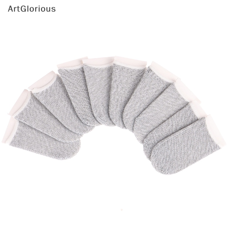 ถุงมือเล่นเกมมือถือ กันเหงื่อนิ้วหัวแม่มือ 10 ชิ้น