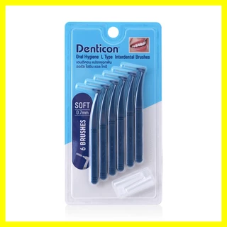 Denticon Oral Hygiene L Type Interdental Brushes 6pcs.